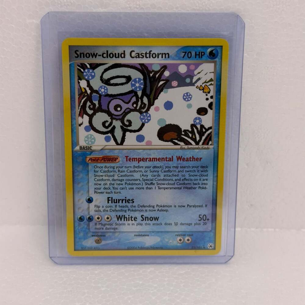 Snow-cloud Castform 25/101 EX Hidden Legends Pokemon Card
